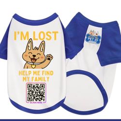 QR Code Lost Pet Shirts 
