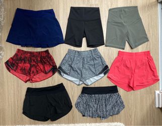 Lululemon Size 4 Hotty Hot Speed Up Align Shorts & Lululemon Pace Setter Size 4 Skirts Lulu Sale