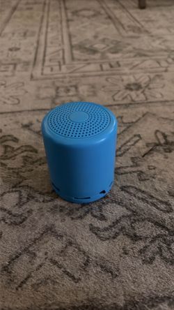 Blue speaker