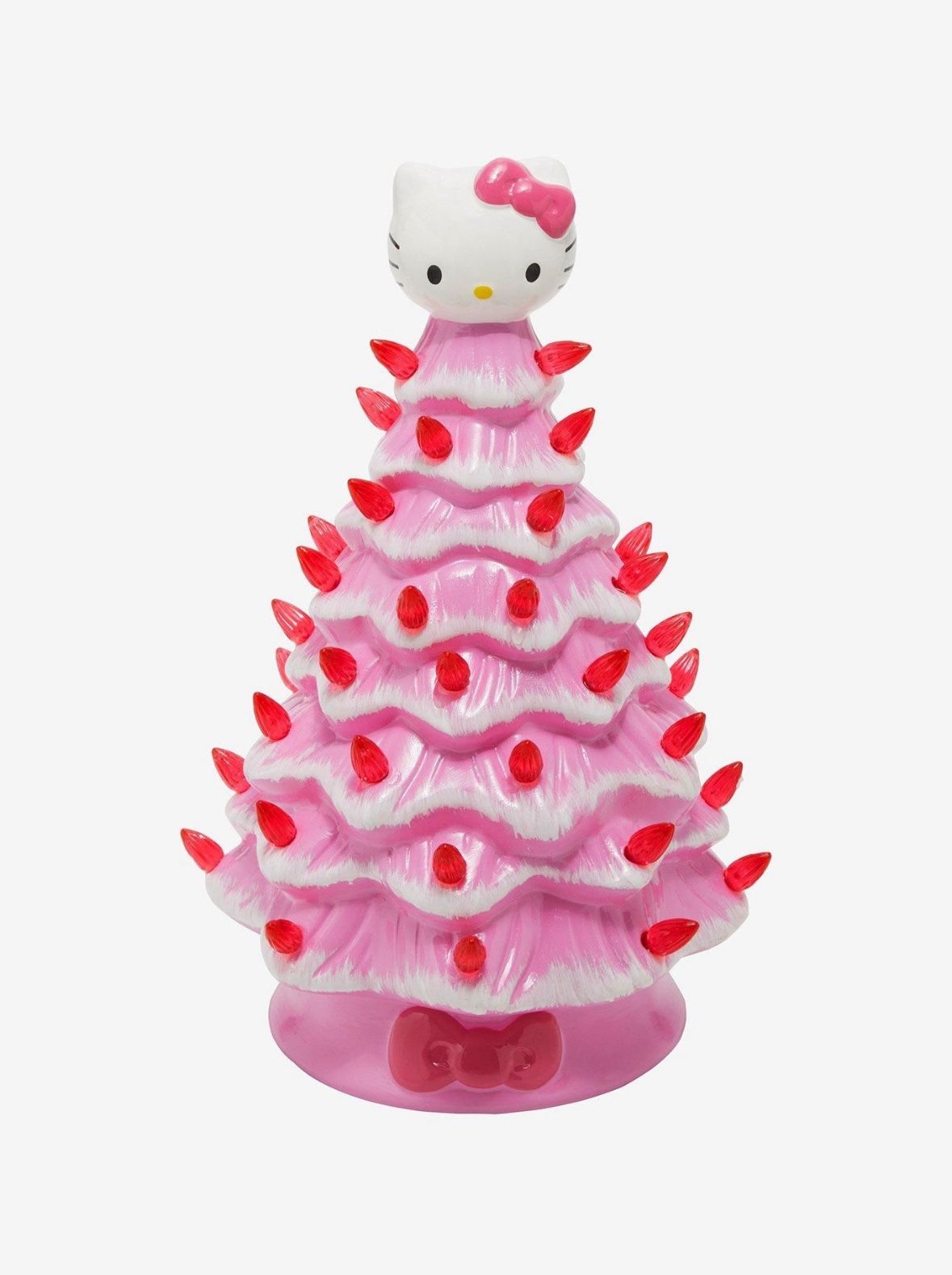 Hello Kitty Ceramic Christmas Tree With Lights