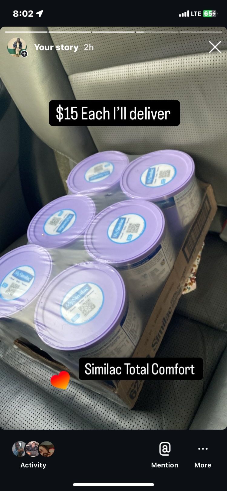 Similac Milk For Sale $15 Each