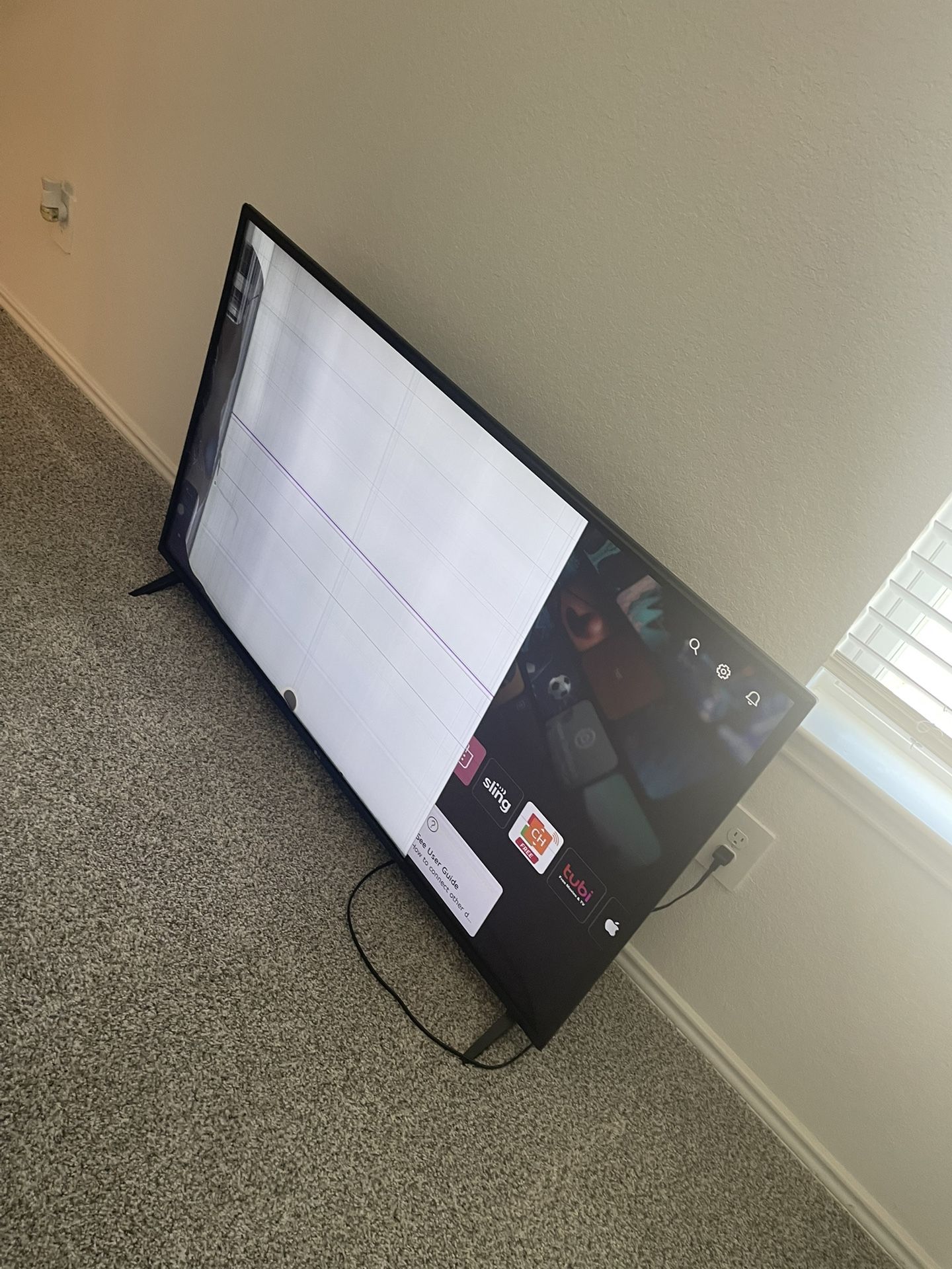 LG 55’ Smart TV (broken screen)