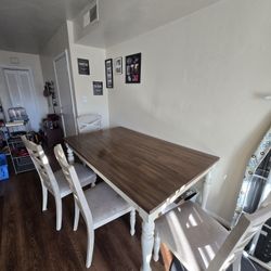 Dining Room Table W/4 Chairs
