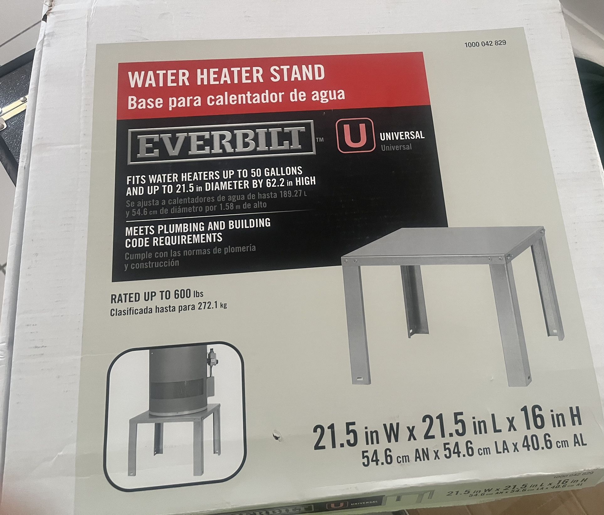 Water Heater Stand By Everbilt