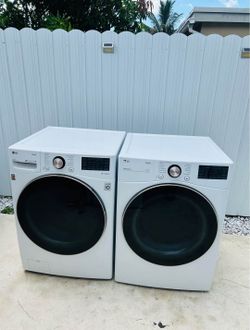 LG washer and dryer