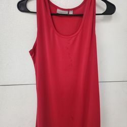 Red Sleeveless Top