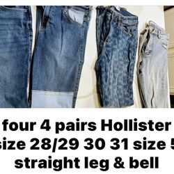 Hollister Jeans 4 Pairs Like New 