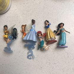 Disney Princesses Figurines Cake Topping