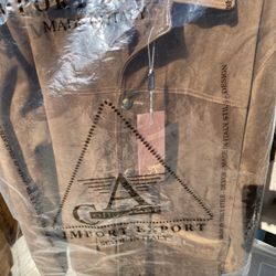 Authentic Italian Suede Leather Jacket XL 
