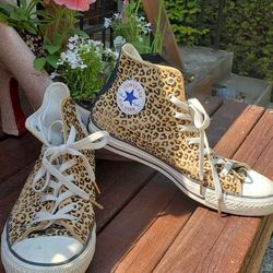Converse Allstars Leopard Print
