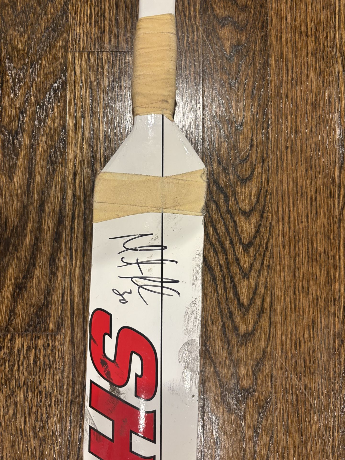 Martin Brodeur Signed game used stick