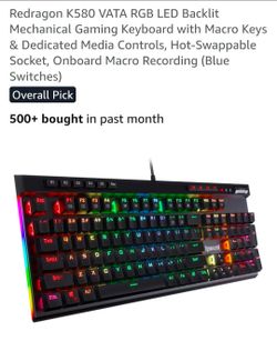 Red Dragon K580 Vata RGB Gaming Keyboard
