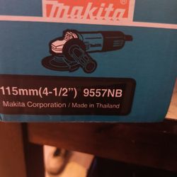 Makita Corded Angle Grinder Brand New In Sealed Box