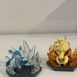 Pokemon Diorama Collect Fire & Ice Gacha