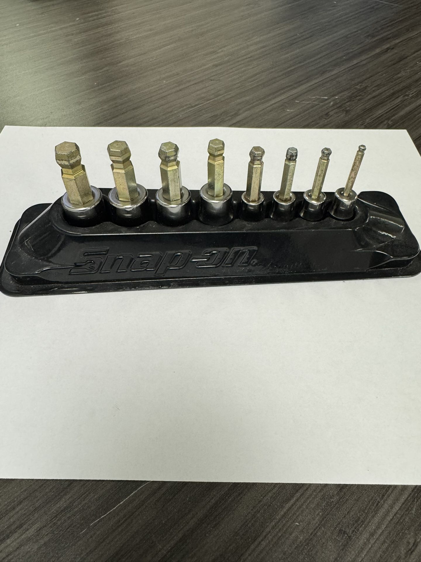 Snap On Tools 8pc Metric Ball Hex Bit Socket Set.