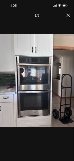 GE Stainless Steel Double Wall Oven