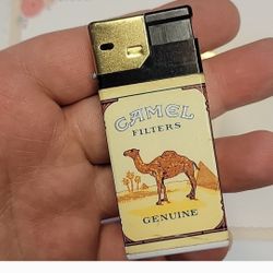 Vintage Camel Lighter New Condition Gold 