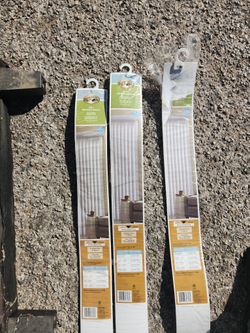 Vertical Wite Slats Cortinas 3.5x84 Blancas