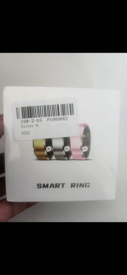 Silver 8 Smart Ring