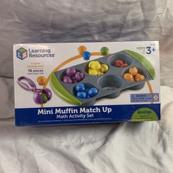 Learning Resources Mini Muffin Match up Math Activity Set