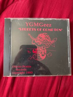 (CD) YGM Geez – Streets Of Compton, GB-187, Single, NM/NM, Rare.