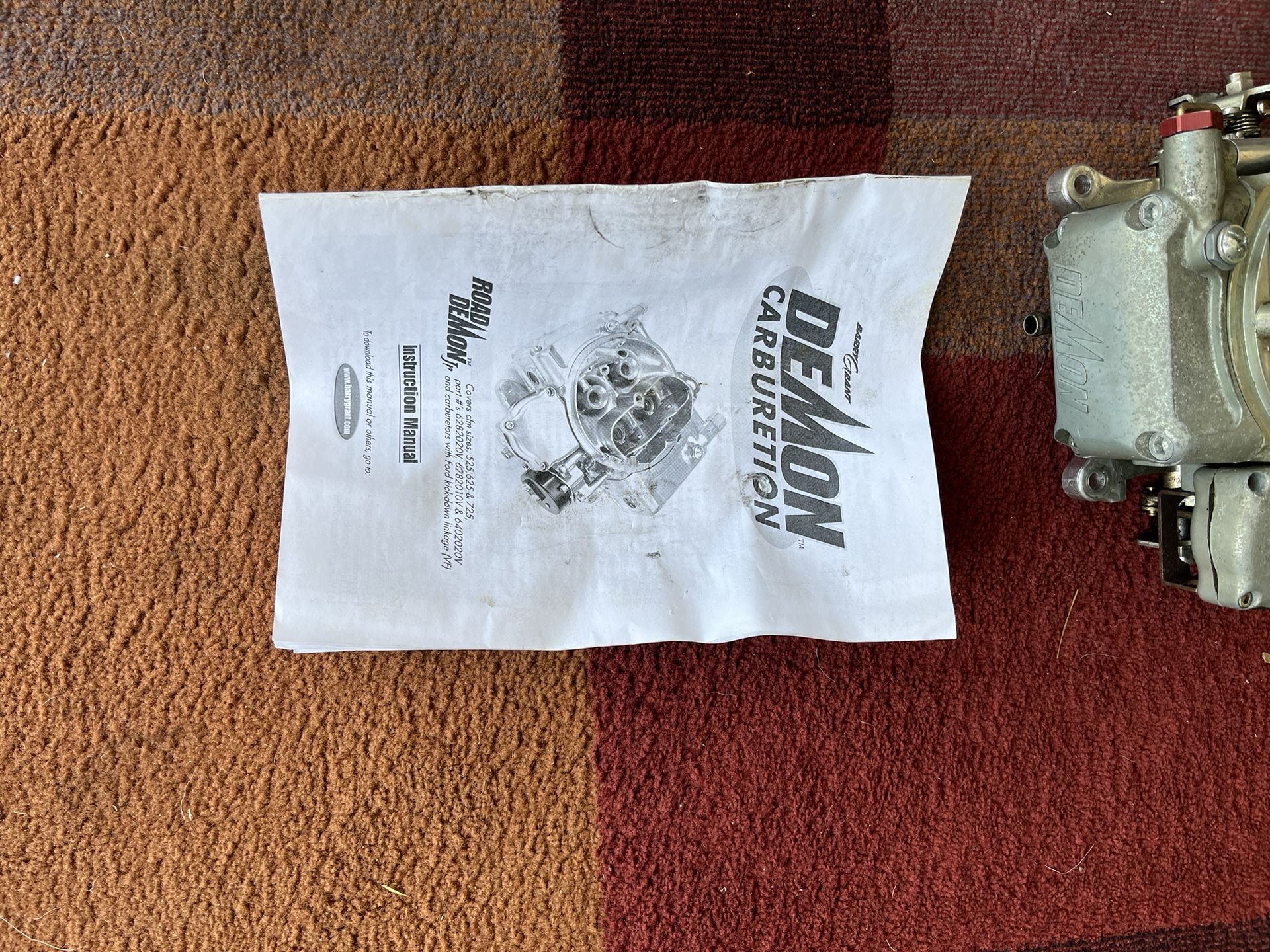 Demon 4 BBL 650 carburetor