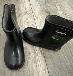 Locals Black Kids Rain Boots