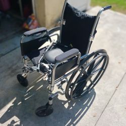 Reg Sz Wheelchair W Leg RESTS In Great Condition 38 Firm Look My Post Tons Item