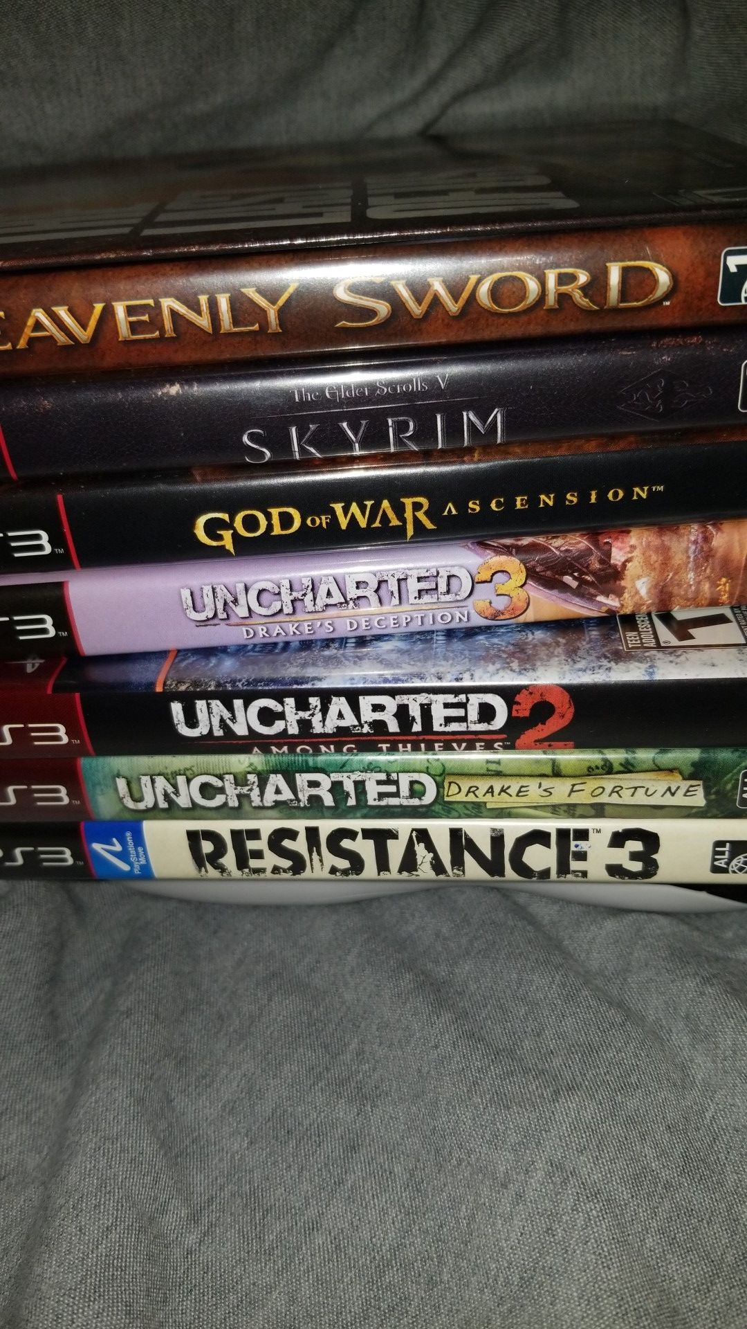 PS3 Games, includes a Collector's edition item