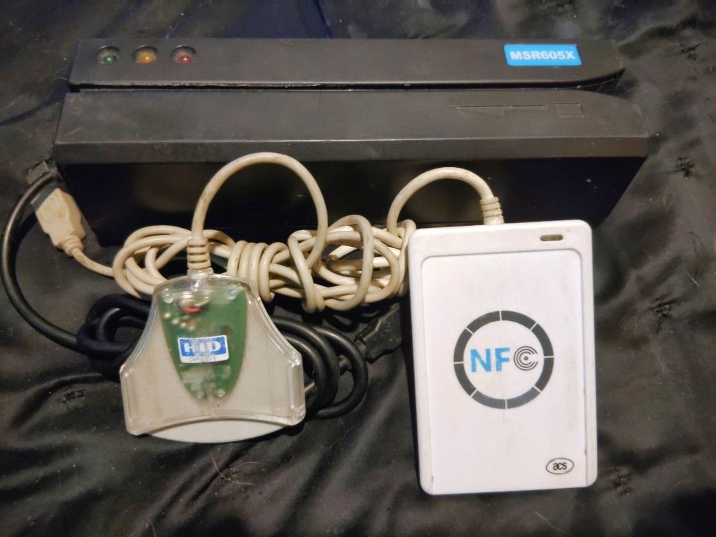 Card Reader Bundle – MSR605X, ACR122U, Omnikey HID – All-In-One Solution for Card Tech Projects 