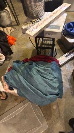 Box Of Different Color Curtains