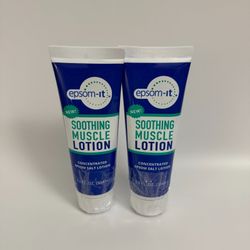 Epsom-It Soothing Muscle Epsom Salt Lotion with Arnica 3.5 fl oz Pack of 2