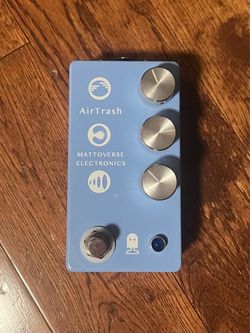 Mattoverse Electronics AirTrash Light Blue guitar effect pedal