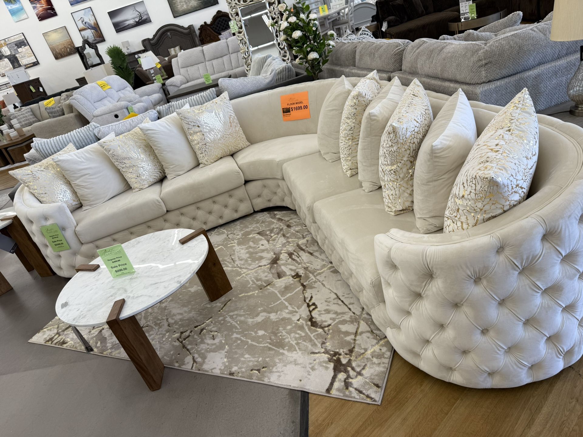 Ivory Sectional