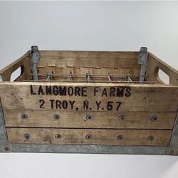 Antique Milk Crate 