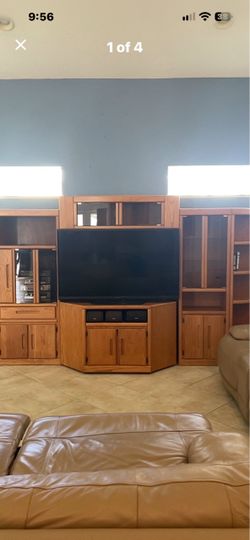 Oak Entertainment Center