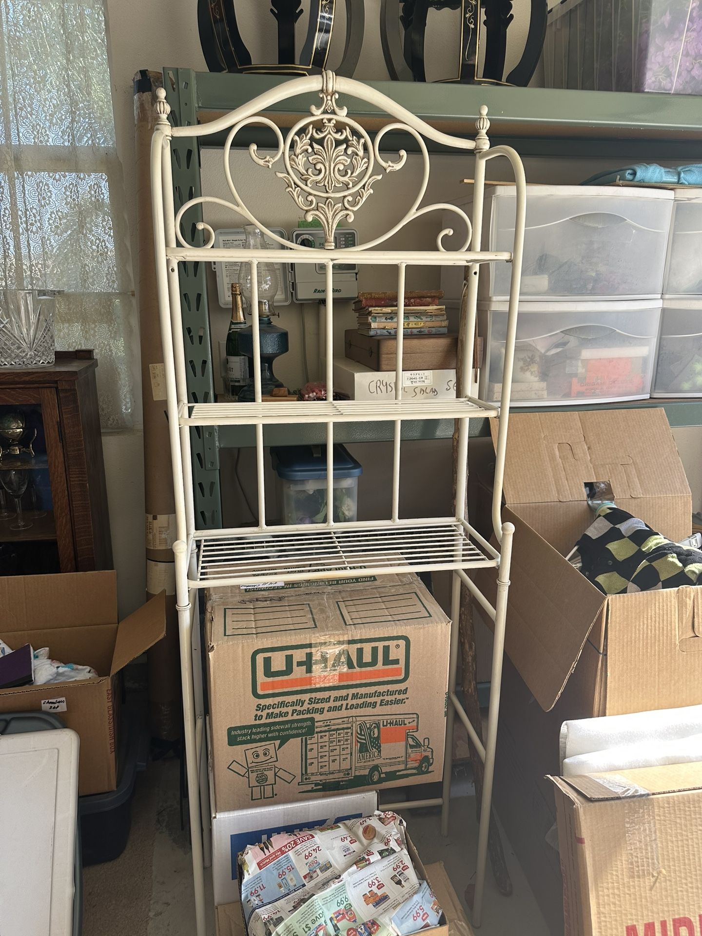 Over The Toilet Storage Shelf Or Bakers Rack