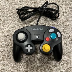 GameCube Controller Black OEM Tested 