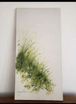 Beautiful floral painting on canvas