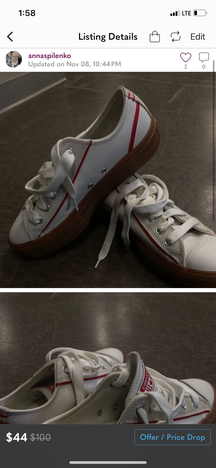 Converse Shoes 9.5