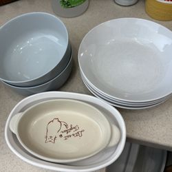 Bowls And Plates ($5 For All) 