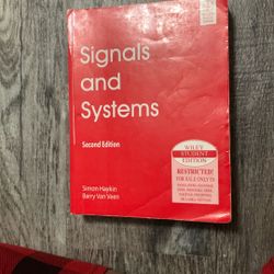 Signals And Systems