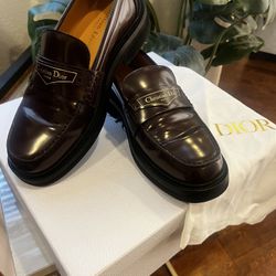 Dior Loafers Size 37/6.5 DEEP AMARAN