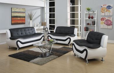 BRAND NEW LEATHER FUTURISTIC 2PC SOFA/COUCH SET $795!….3PC $895! CASH ON DELIVERY!!
