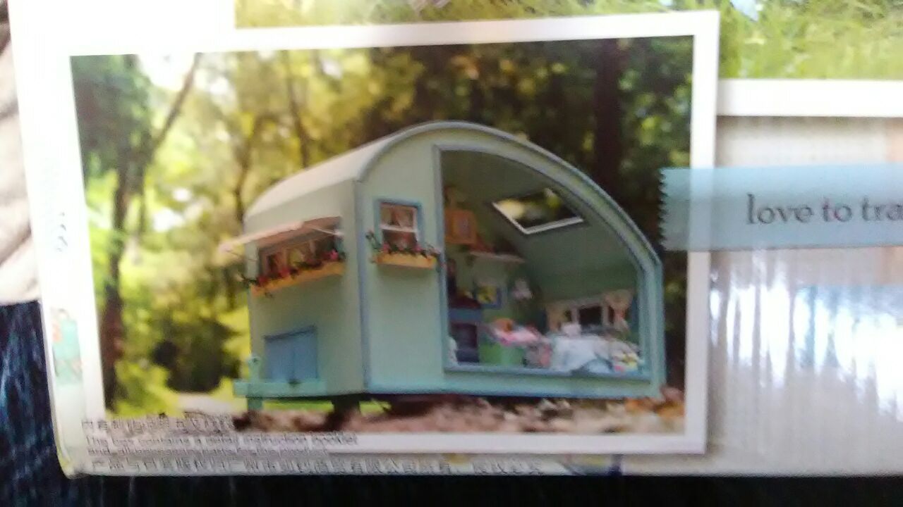 Travel Trailer Dollhouse Kit