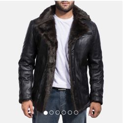 Mens Leather Coat 