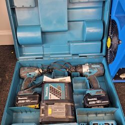 Makita XT269M 18V Cordless Hammer Drill & Impact Driver Kit