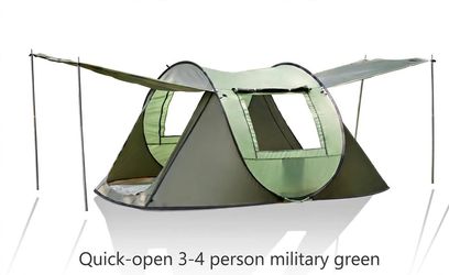 Pop-Up Tent 3-4 Person Instant Setup for Beach & Camping