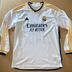 Real Madrid Jude Bellingham Long Sleeve 23-24 Home Jersey   Used. 