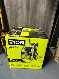 RYOBI 2000 PSI 1.2 GPM Corded Electric Pressure Washer w/ Soap Tank RY142022
